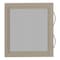 Ritescreen 26.875 in W x 24 in H Full screen Window Screen, FS2, Charcoal fiberglass Mesh, White FS2-C01-MSFG-L00-H24-W26.875 - alternate 1